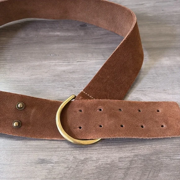 GAP Brown Leather Belt Size Small - Picture 9 of 13